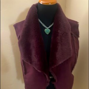 WhiteHouse BlackMarket Cabernet vest